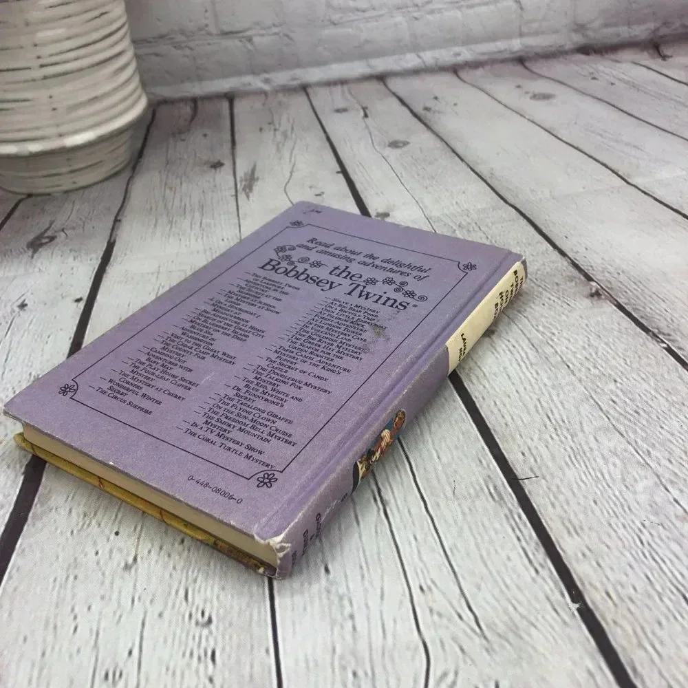 vintage The bobbsey twins on a houseboat book 1955